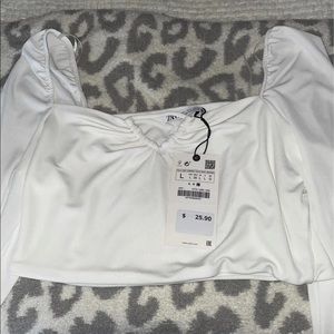 zara crop top